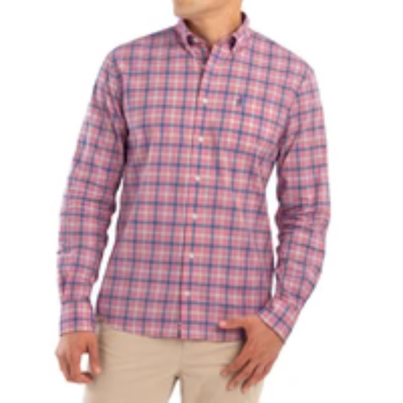 Johnnie-O Oscar Hangin Out button down shirt pink Large - Picture 2 of 11